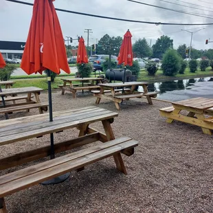 Indoor and outdoor seating