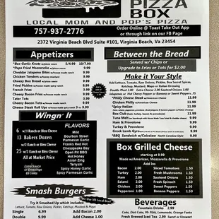 Menu page 2