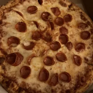 Pepperoni pizza