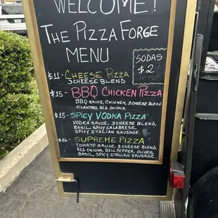 Menu sept 2024- owner says menu changes so be sure to call and check