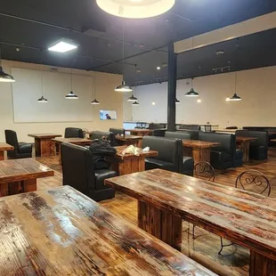 interior, sushi and sashimi