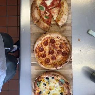 Aerial view of the beautiful trio