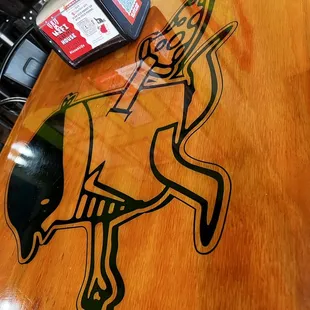 a man riding a horse