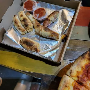 Joint.. think calzone rolled up like a joint