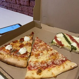 The grandma, the New Yorker (I think?) and a cheese slice!