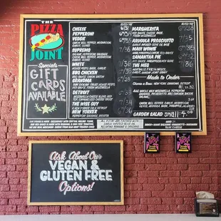 Whole pie menu