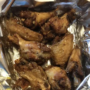 Garlic Parmesan wings