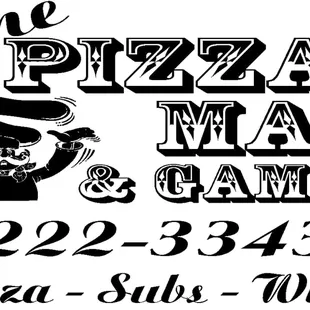 a black and white sign