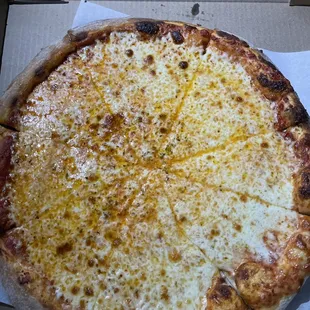 a cheese pizza