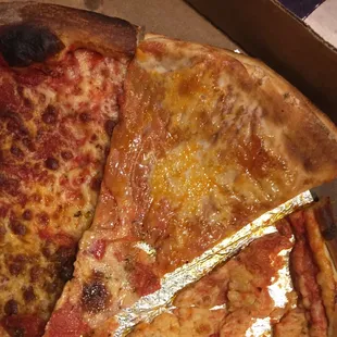 This is normal for the pizza to have "one or two" holes in the crust.