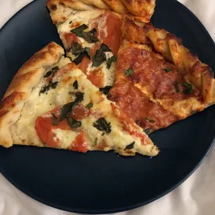 half meat and veggie pie