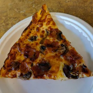 Daily meat special - bacon &amp; mushrooms