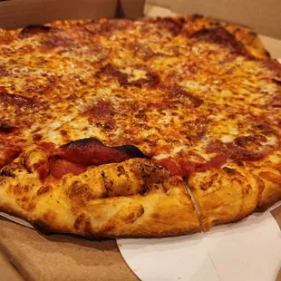 Xl pepperoni pizza