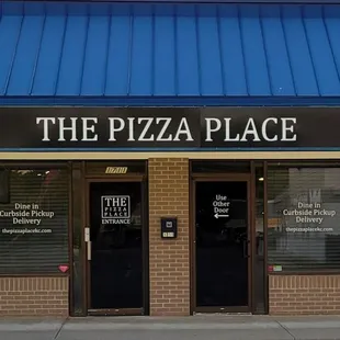 the front of the restaurant