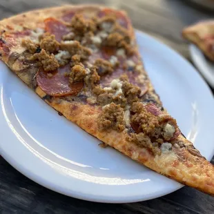 a slice of pizza