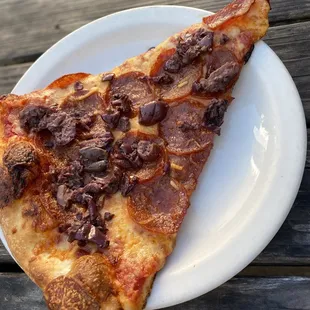 pizza, food