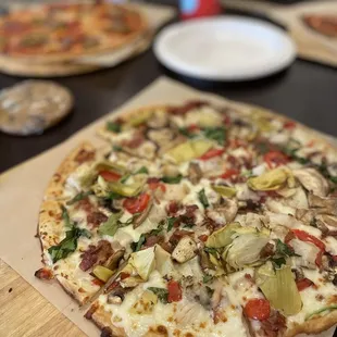 pizza, food