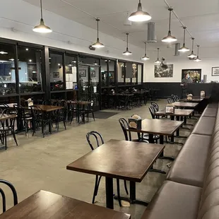 Inside seating