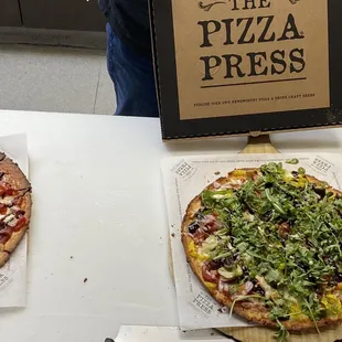 Two Publish Your Own Cauliflower Pizzas ("Go Bold" for extra toppings).