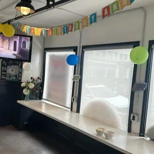 More decor they set up for us before we arrived!