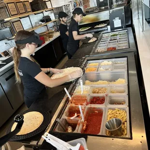 Toppings galore