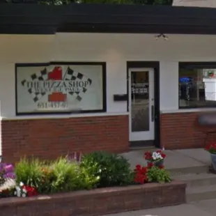 the front of the restaurant