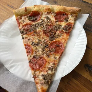 Pepperoni and Mushroom Pizza