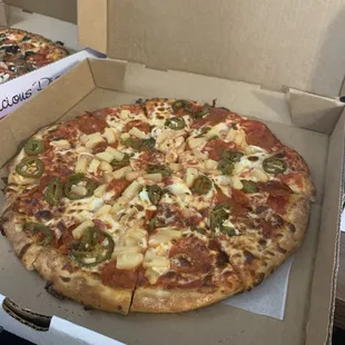 3 topping pizza