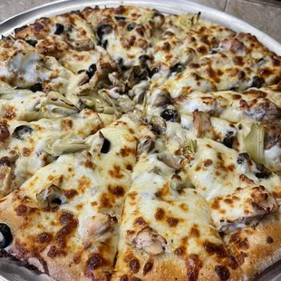 Close up of that pizza