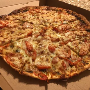 Basil pesto margherita