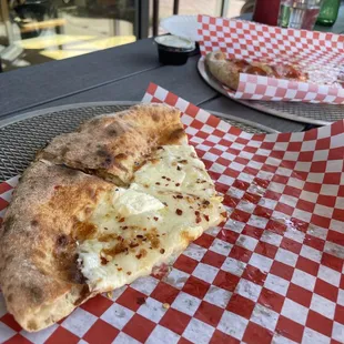 White pizza- had Gorgonzola apparently but you couldn't taste it