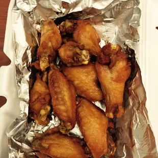 Chicken wings without breading