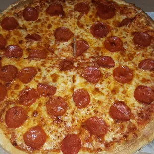 Pepperoni pizza