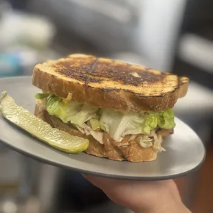 The Best brined, baked &amp; sliced in store turkey sandwich with a spicy dijon like no others have!