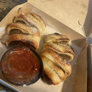 Sausage Rolls- One of the best items on the menu