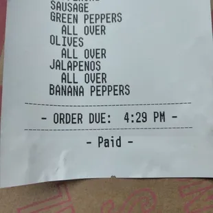 Ready before 4:29pm Yippee