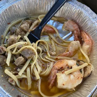 look at all the grease