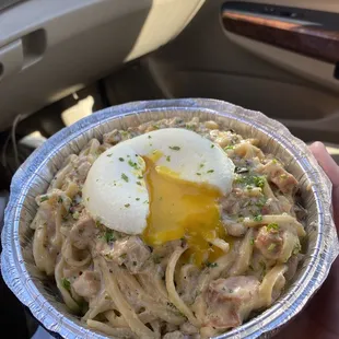 Pork Belly Carbonara