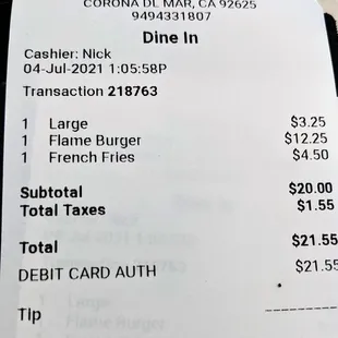 Overpriced food. No combo price. Everything is ala carte. Fries on the menu? $4.00 Fries charged to me? $4.50  WTF??? Unethical?