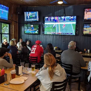 Great place to watch sports.  Friendly staff. Eclectic patrons.
