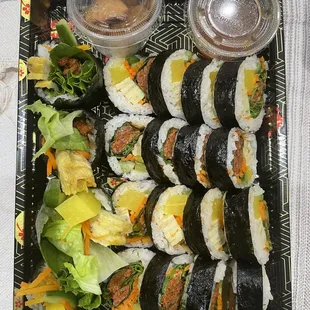 Spicy Pork BBQ Kimbap