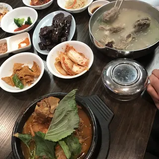 Tofu Soup and Kalbi