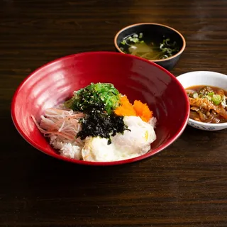 Marinated Uni Bibimbap