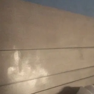 Grease or something on the headboard?