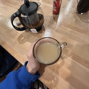 hot cinnamon spiced tea