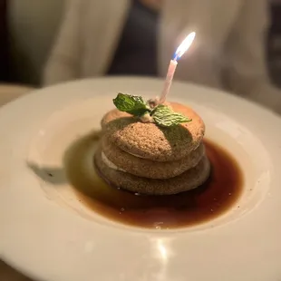 Birthday dessert
