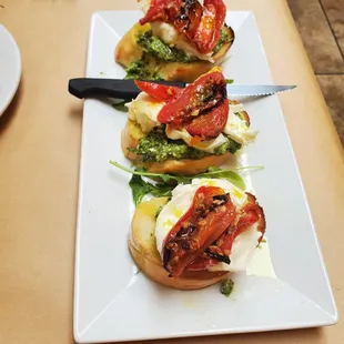 Bruschetta appetizer