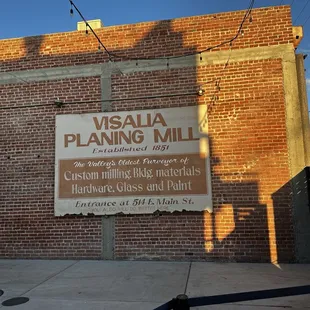 Historic sign outside