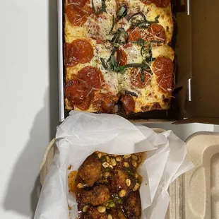 Jack and Meg Detroit style. Thai wings.