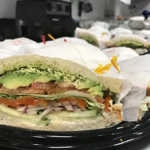 California Vegetable Sandwich Platter